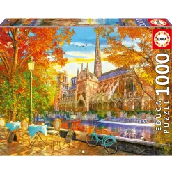 Educa – Notre Dame in Autumn 1000 Piece Puzzle