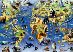 Educa – One Hundred Endangered Species 500 Piece Puzzle