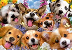 Educa – Puppies Selfie 1000 Piece Puzzle
