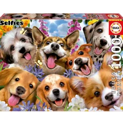 Educa – Puppies Selfie 1000 Piece Puzzle