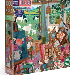 eeBoo – Artists Cottage 1000 Piece Puzzle