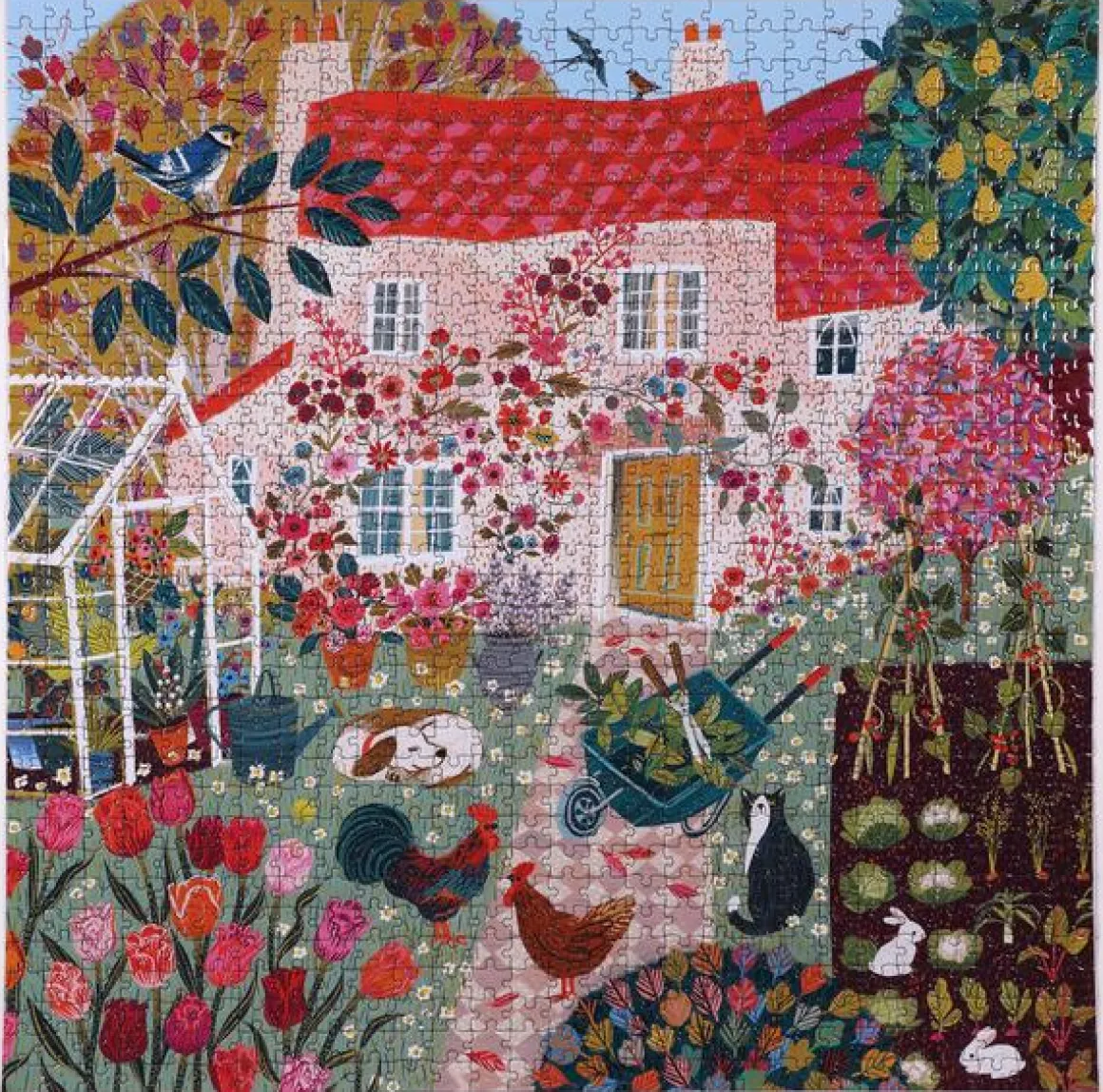 eeBoo – English Cottage 1000 Piece Puzzle