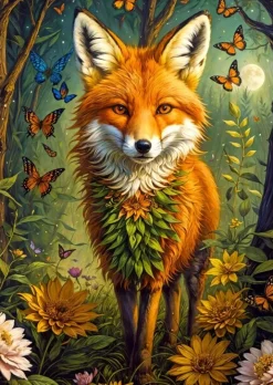 Enjoy – Enchanted Fox 1000 Piece Puzzle