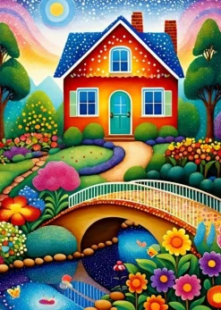 Enjoy – House of Colors 1000 Piece Puzzle