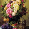 Enjoy – Jean-Baptiste Robie, Still Life with Roses 1000 Piece Puzzle
