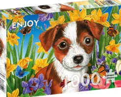 Enjoy – Puppy Garden 1000 Piece Jigsaw Puzzle
