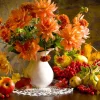 Enjoy – Still Life with Orange Dahlias1000 Piece Puzzle