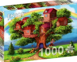 Enjoy –  Treehouses 1000 Piece Jigsaw Puzzle