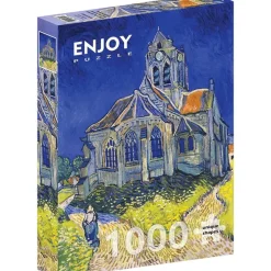 Enjoy – Vincent Van Gogh, The Church in Auverssur-Oise 1000 Piece Puzzle