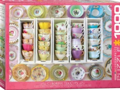 Eurographics – Colourful Tea Cups 1000 Piece Puzzle