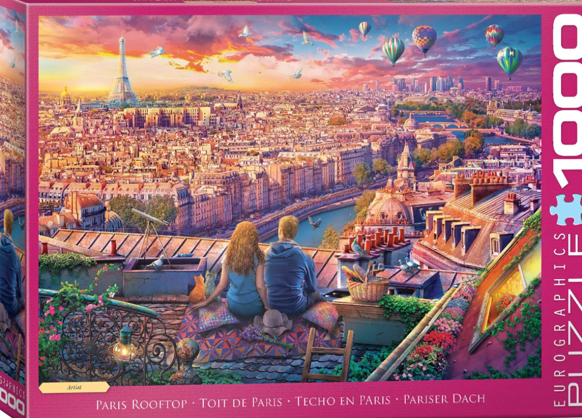 Eurographics – Paris Rooftop 1000 Piece Puzzle