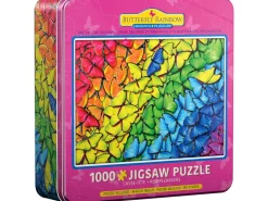 Eurographics – Puzzle in a Tin – Butterfly Rainbow 1000 Piece Puzzle