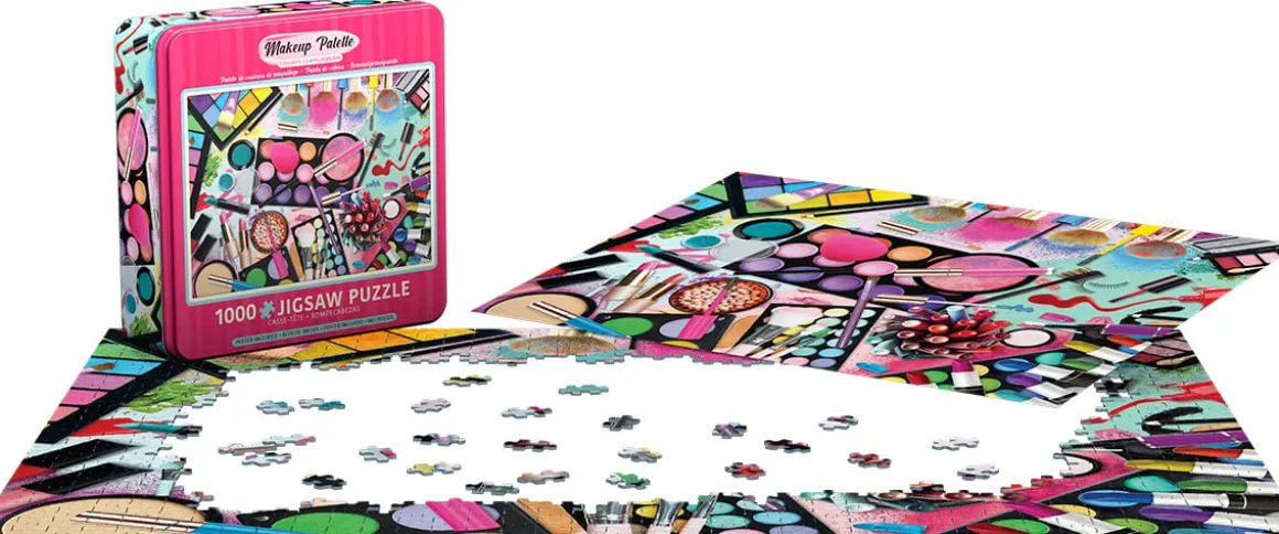 Eurographics – Puzzle in a Tin – Makeup Palette 1000 Piece Puzzle