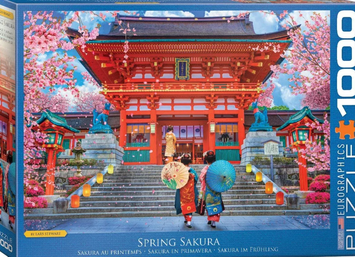 Eurographics – Spring Sakura 1000 Piece Puzzle