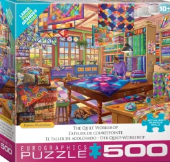 Eurographics – The Quilt Workshop 500 Large Piece Puzzle