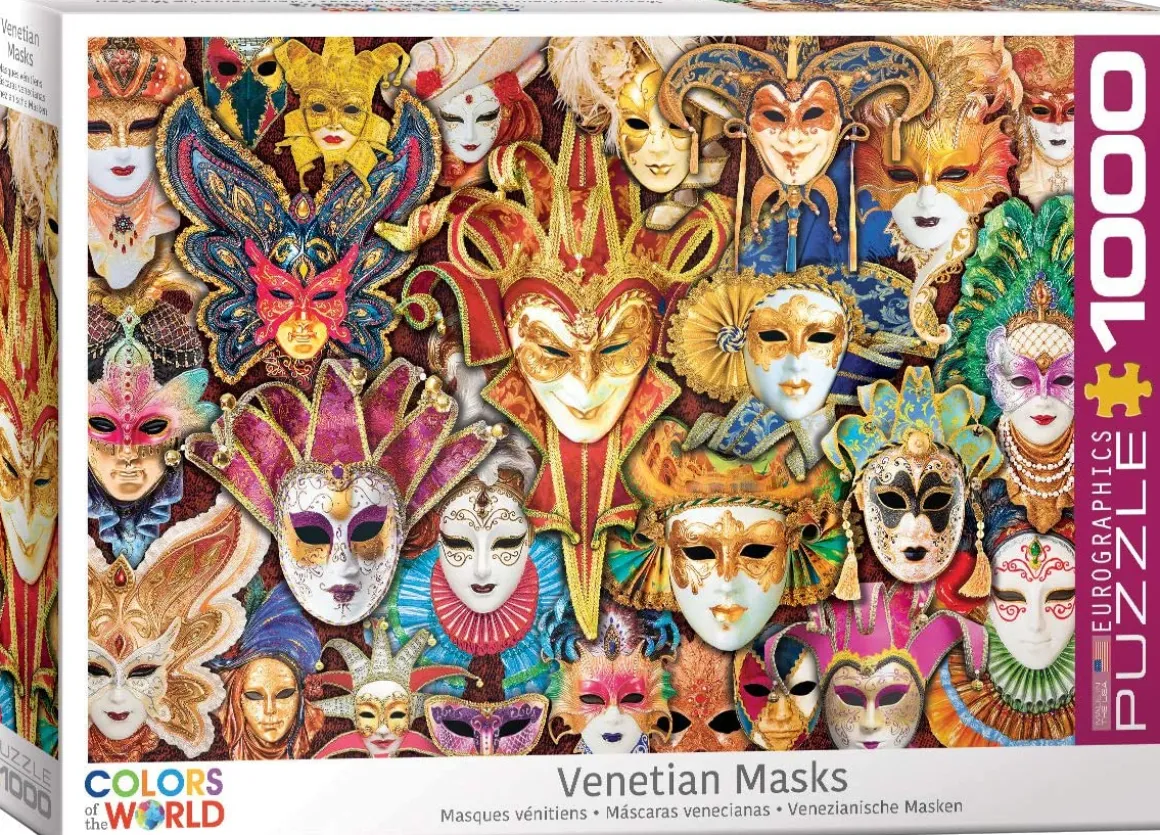 Eurographics – Venetian Masks 1000 Piece Puzzle