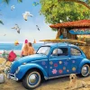 Eurographics – VW Beetle Surf Shack 1000 Piece Puzzle