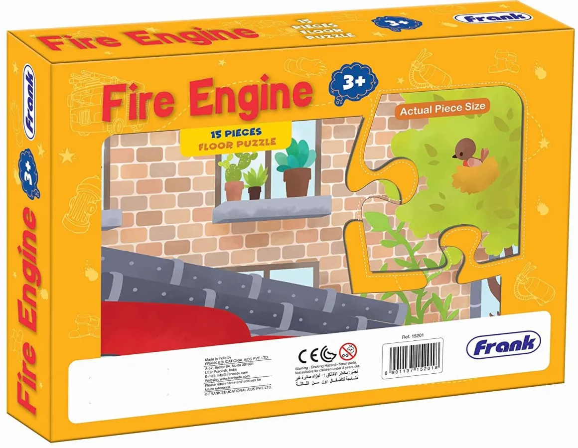 Frank – Fire Engine 15 Giant Piece Floor Puzzle