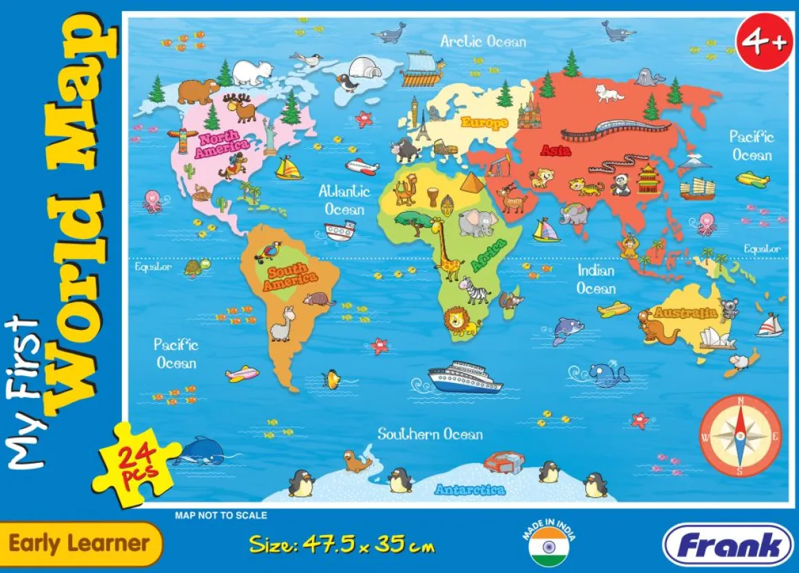 Frank – My First World Map 24 Giant Piece Puzzle