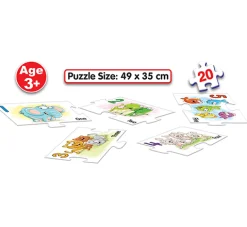 Frank – Numbers Floor Puzzle 20 Piece Puzzle