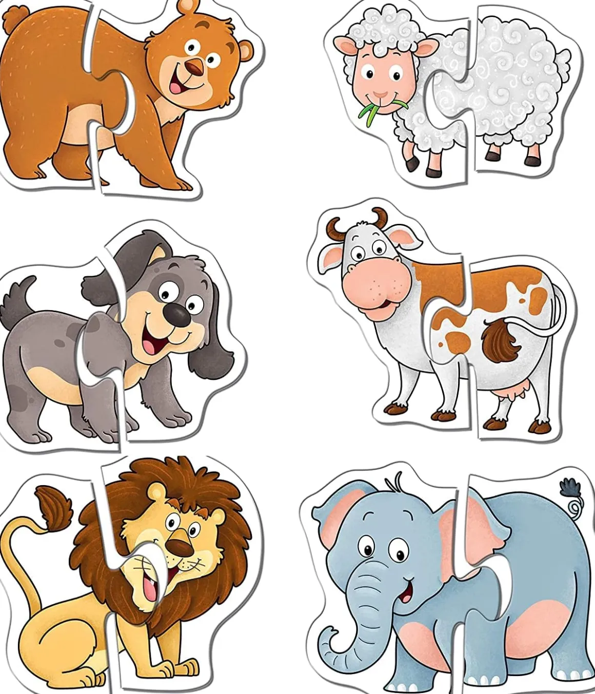 Frank Educational – Animals Two-Piece Set of 6
