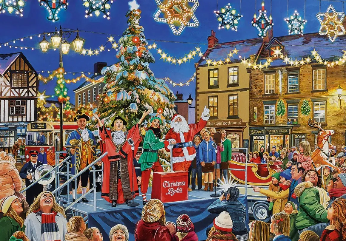 Gibsons – A Christmas to Remember 4 X 500 Piece Puzzle