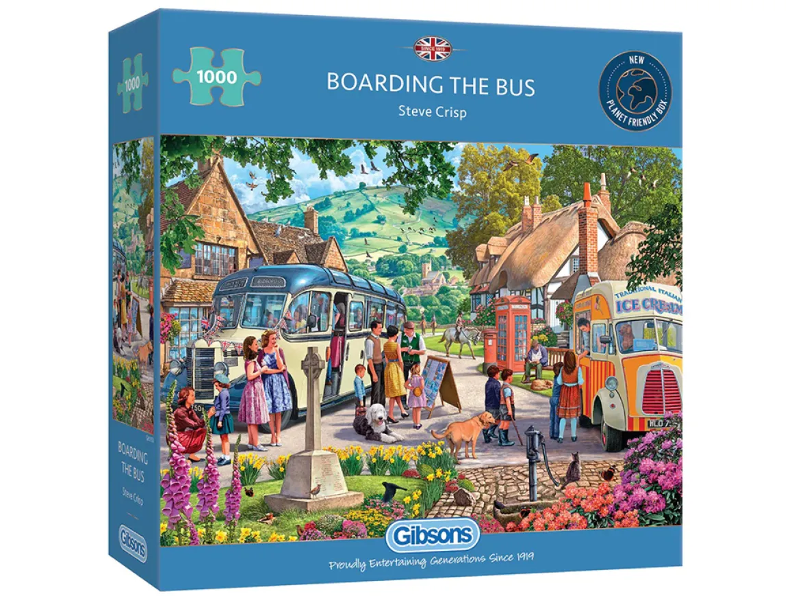 Gibsons – Boarding the Bus 1000 Piece Puzzle