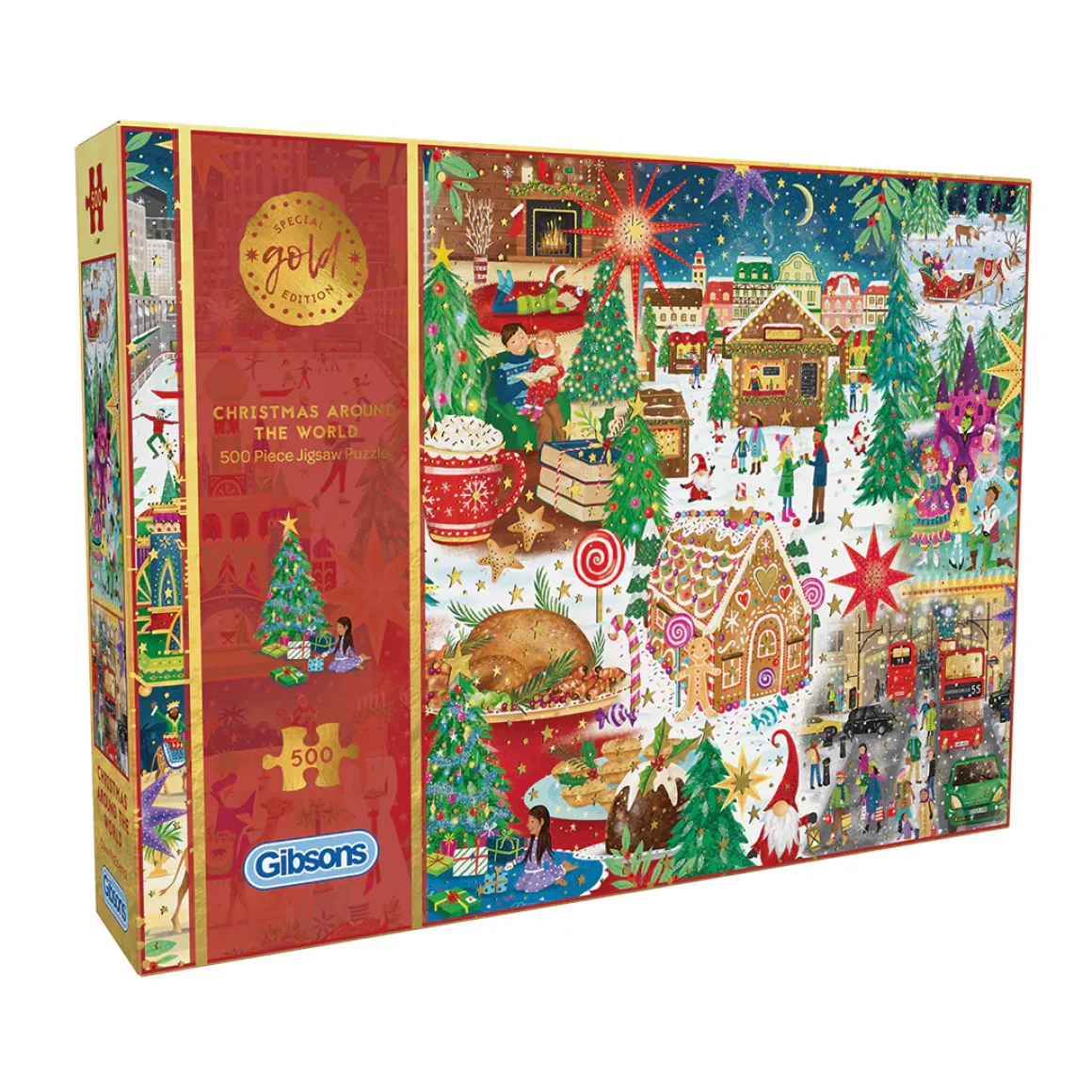 Gibsons – Christmas Around the World 500 Piece Puzzle (Special Edition)