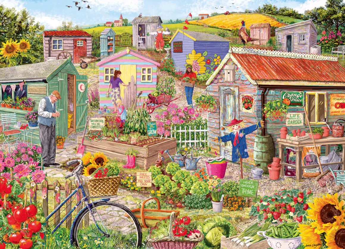 Gibsons – Life on the Allotment 1000 Piece Puzzle