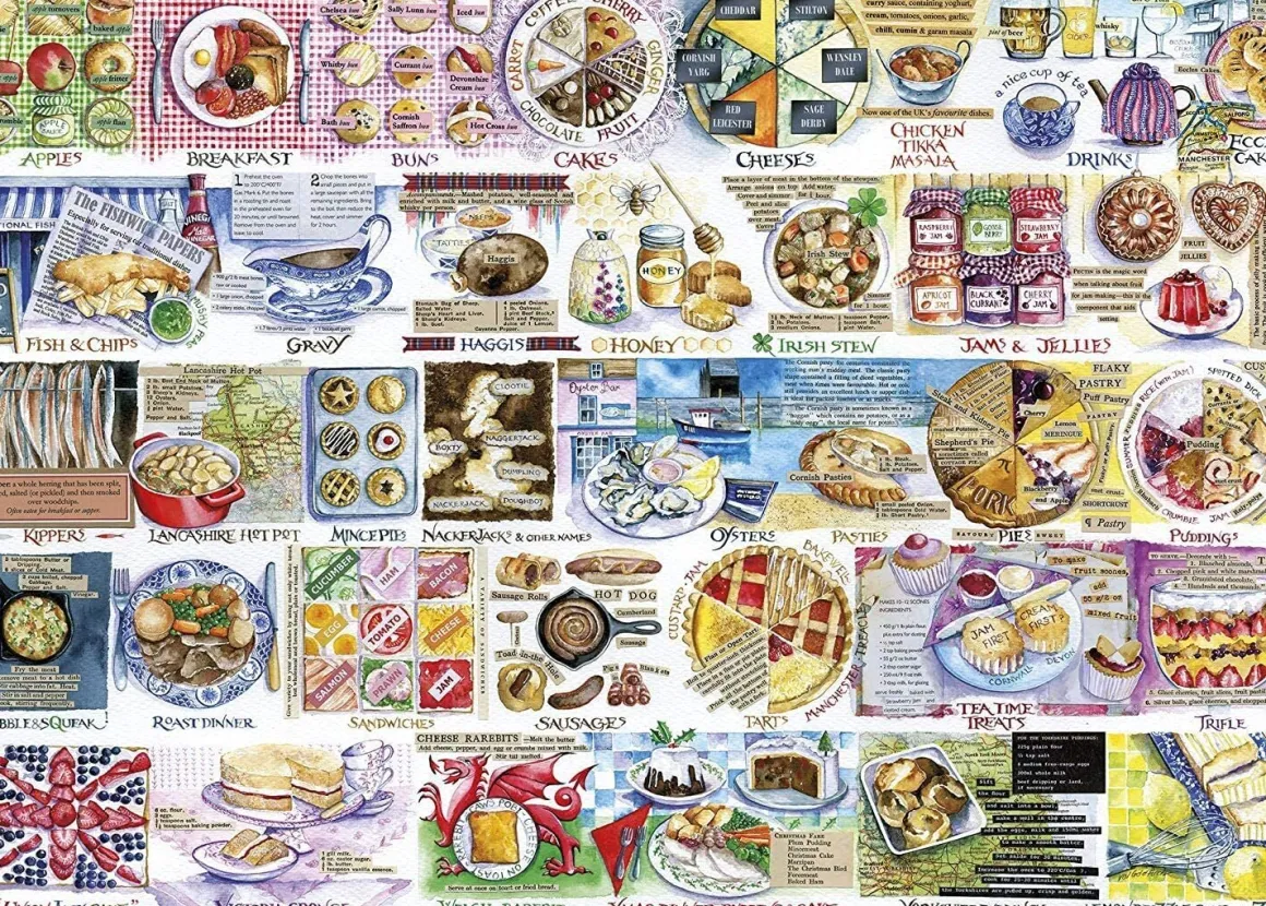 Gibsons – Pork Pies & Puddings 1000 Piece Puzzle