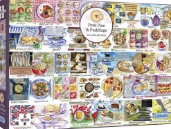 Gibsons – Pork Pies & Puddings 1000 Piece Puzzle