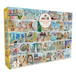 Gibsons – Sights and Sounds of Europe 1000 Piece Puzzle