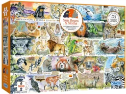 Gibsons – Sun Bears & Sloths 1000 Piece Puzzle