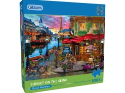 Gibsons – Sunset on the Seine 500 XL Piece Puzzle (DAMAGED BOX)