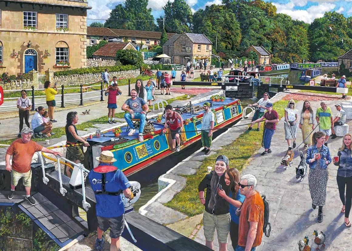 Gibsons – Wiltshire Waterways 1000 Piece Puzzle