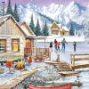 Gibsons – Winter at the Cabin 1000 Piece Puzzle
