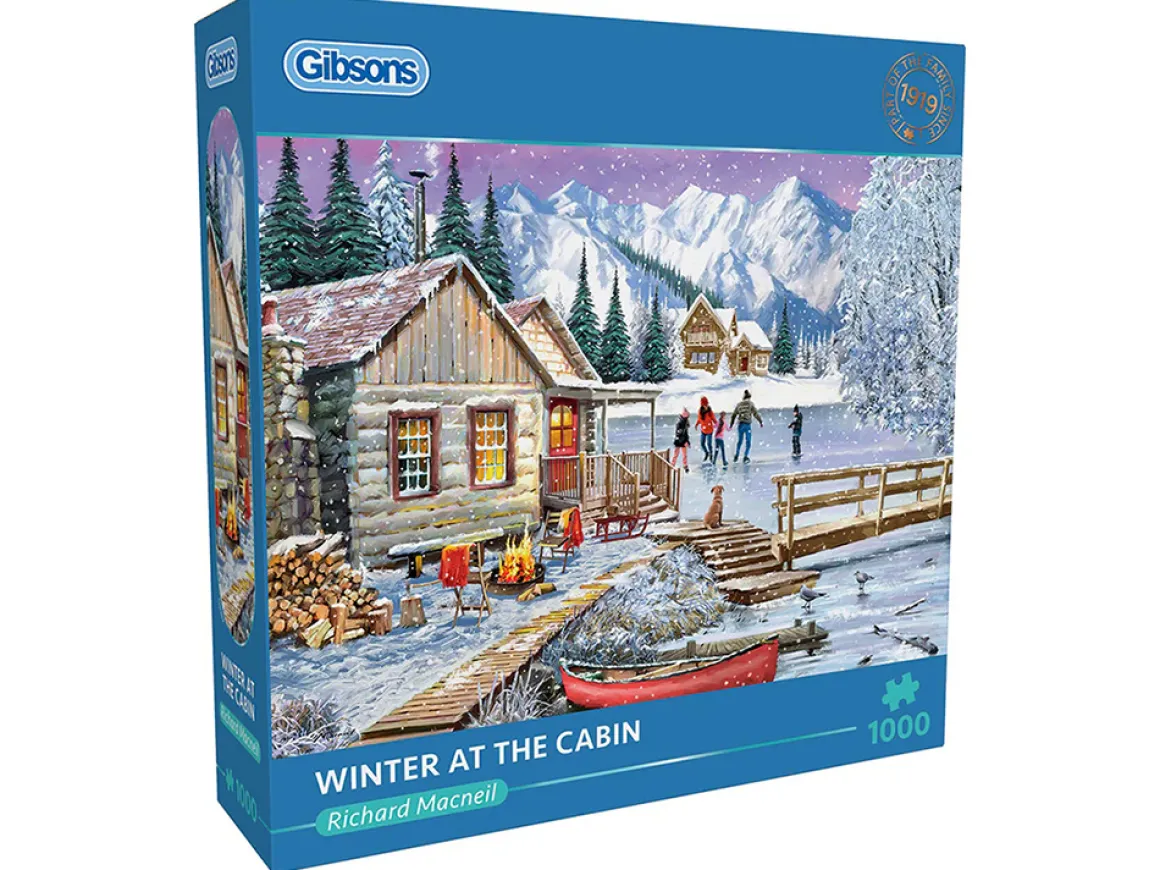 Gibsons – Winter at the Cabin 1000 Piece Puzzle