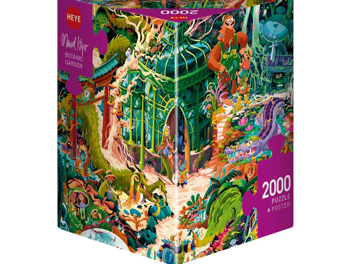 Heye – Botanic Garden 2000 Piece Puzzle (Triangular Box)