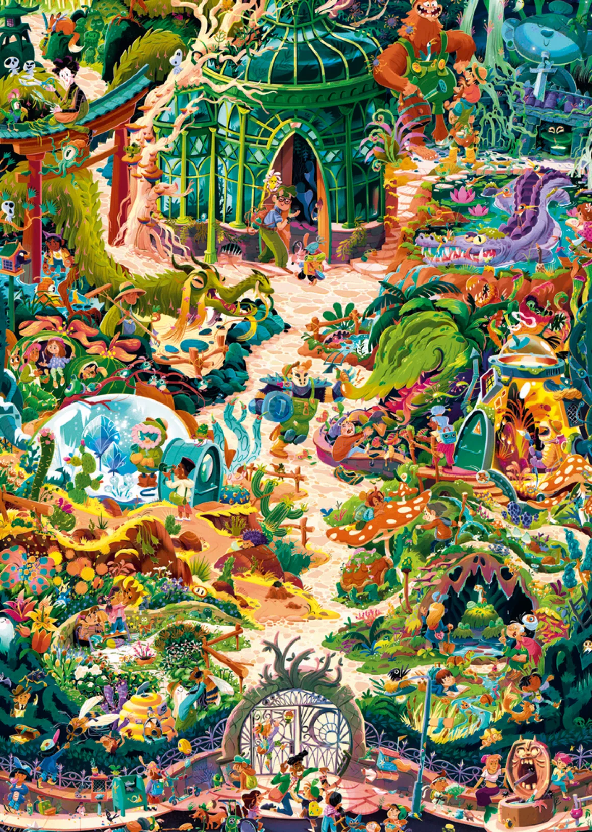 Heye – Botanic Garden 2000 Piece Puzzle (Triangular Box)