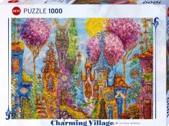 Heye – Charming Village – Pink Trees 1000 Piece Puzzle