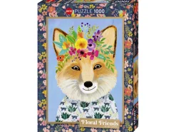Heye – Floral Friends, Friendly Fox 1000 Piece Puzzle