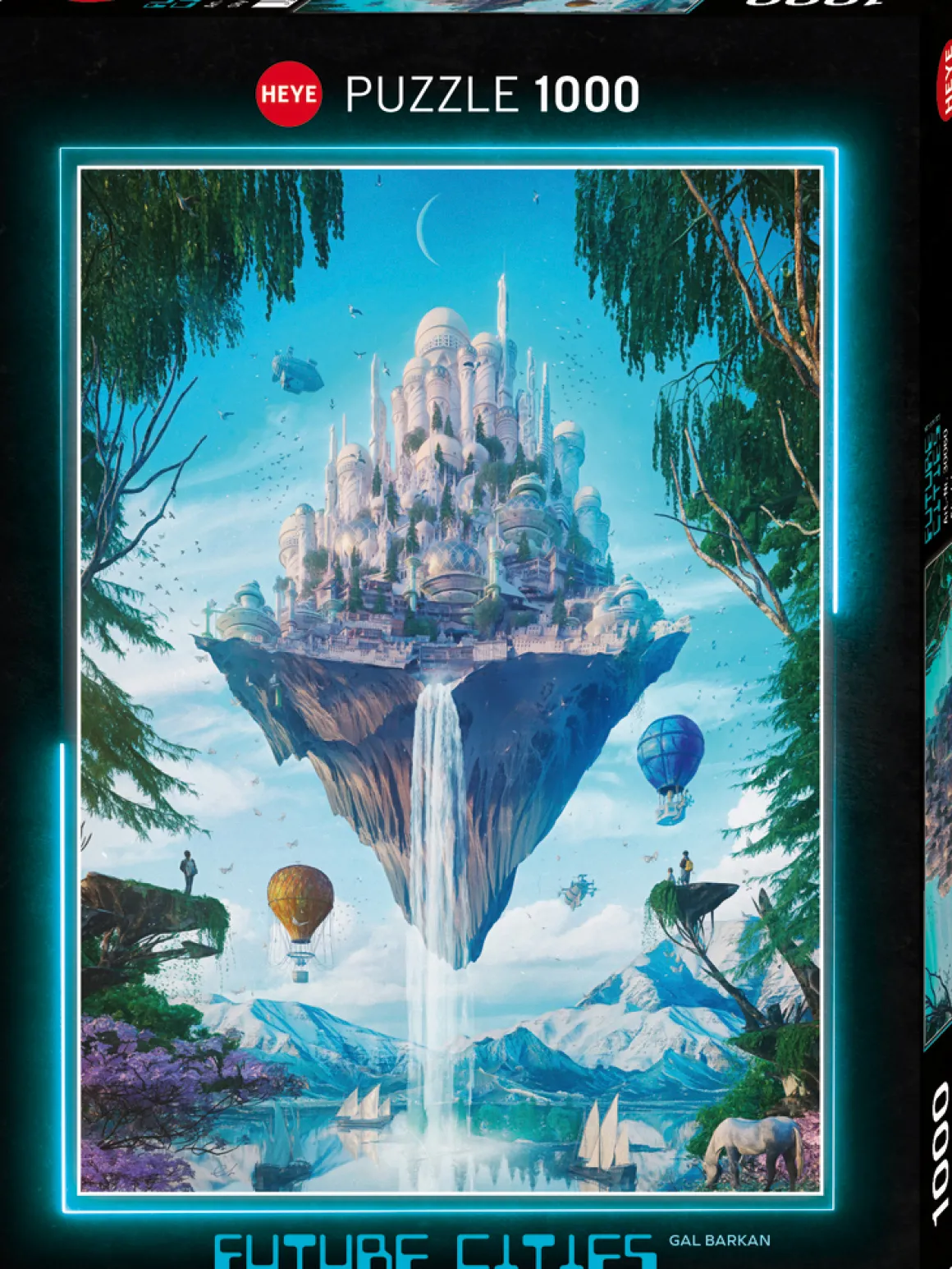 Heye – Future Cities – Sky Isle 1000 Piece Puzzle