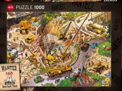 Heye – Loup – Wanted, Door Lock Tonio 1000 Piece Puzzle