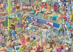 Heye – Pet Gym 1000 Piece Puzzle (Triangular Box)
