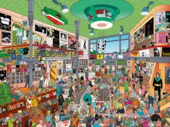Heye – Record Store 1500 Piece Puzzle (Triangular Box)