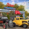 Holdson – Back in the Fast Lane – Diner Car Show – 1000 Piece Puzzle