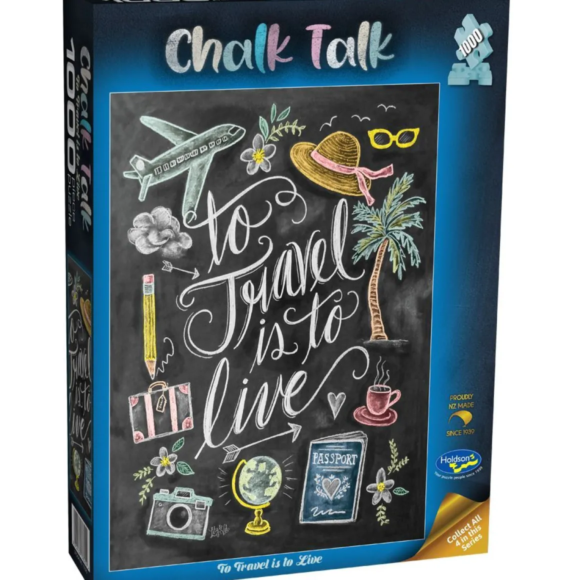 Holdson – Chalk Talk – To Travel is to Live 1000 Piece Puzzle
