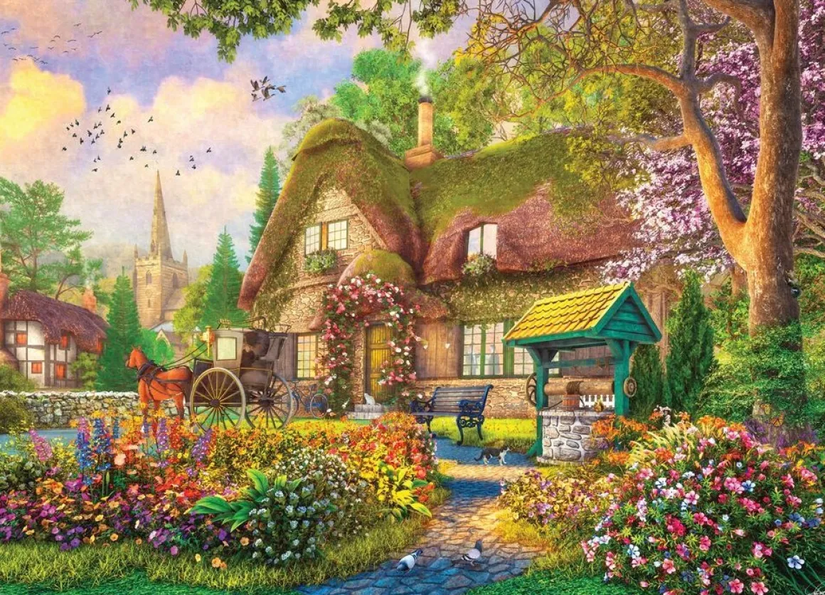 Holdson – Cottage Charmers S2 Oakwell Cottage 1000 Piece Puzzle