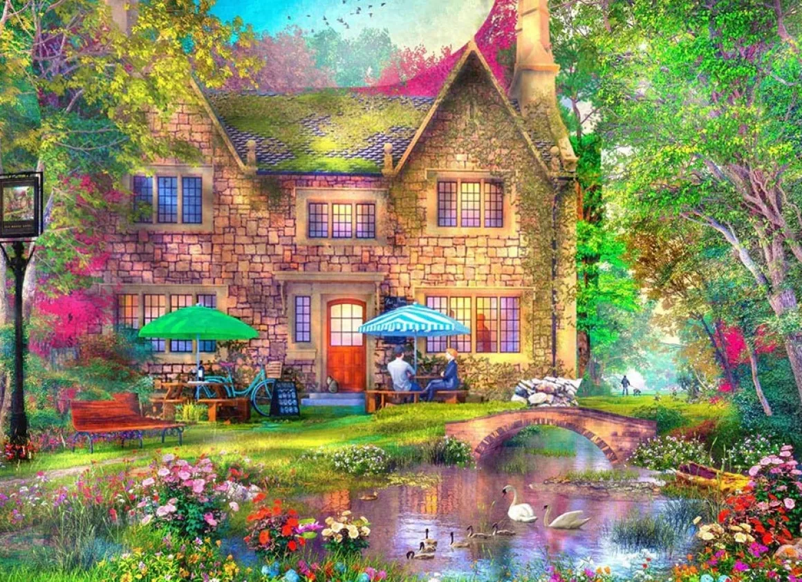 Holdson – Cottage Charmers S2 Cotswold House 1000 Piece Puzzle