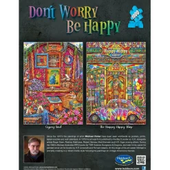 Holdson – Don’t Worry be Happy – The Happy Hippy Shop 1000 Piece Puzzle